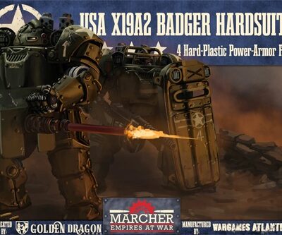 Wargames Atlantic - Marcher: X19A2 Badger Hardsuits