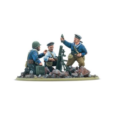 Bolt Action: Soviet Naval Brigade medium mortar team