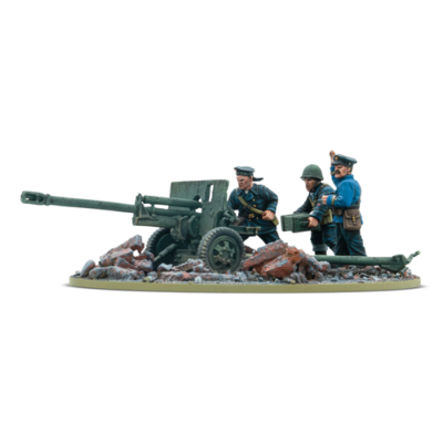 Bolt Action: ZiS-3 DIvisional gun with Soviet Naval Brigade crew