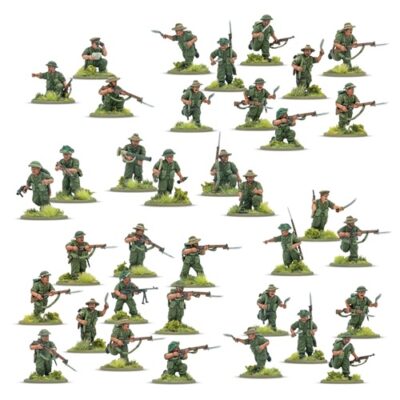 Bolt Action: Gurkha infantry platoon