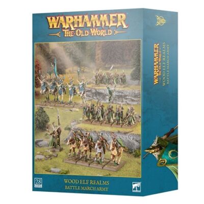 The Old World: Wood Elf Realms: Battle March Army